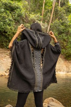 Introducing our Wizard Kimono Vest made of soft cotton fabric . . . Featuring an Extra Large hood . . . Naturally dyed using an ethical plant-based eco-friendly colouring process Your ideal companion for rituals, ceremonies and anything in between . . . Super cool, super comfortable and unique . . . Join us @_AJJAYA Instagram community for our latest updates and offers :) Nomad Robes, Tribe Clothes, Forest Aesthetic Outfit, Nordic Clothing, Primitive Clothing, Desert Clothing, Hooded Kimono, Ritual Clothing, Nomad Clothing