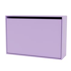 an empty purple box on a white background