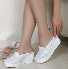 Casual Slip-on Heels In Polyurethane, Summer Slip-resistant Synthetic Slip-ons, Synthetic Slip-ons With Perforations For Spring, Synthetic Slip-on Heels With Arch Support, Summer Slip-ons With Arch Support In Synthetic Material, Summer Synthetic Slip-ons With Arch Support, Summer Slip-ons With Arch Support, Summer Slip-resistant Clogs, Wedge Clogs