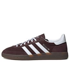 Adidas Original Handball Spezial 'Shadow Brown Gum' IF8914 Adidas Samba Chalky Brown, Vintage Women Shoes, Brown Gazelle Adidas, Adidas Handball Spezial Outfit, Aspen Style, Brown Adidas, Maroon Outfit, Adidas Handball Spezial, Adidas Handball