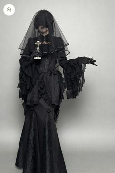 Whimsigoth Outfits, Aleister Crowley, Victorian Goth, Uniform Fashion, Estilo Punk, Goth Outfits, Halloween Kostüm, 여자 패션