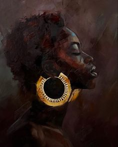 contemporary oil painting: portrait Carla Core, Painting Pots, What To Paint, Paintings Of Women, Afrique Art, Colour Wheel, Black Art Painting, Cover Inspiration, Art Walk