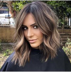 Brunette Hair With Highlights, Brunette Balayage Hair, Short Hair Balayage, Hair Affair, Balayage Brunette