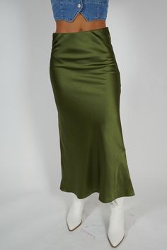 Indulge in effortless luxury with the Mariah Skirt. This maxi skirt is crafted from silky fabric, offering a sleek and elegant look. The pull-on design adds convenience while the flowing silhouette effortlessly flatters your figure. Elevate your style with this must-have piece from our premium collection. Size + Fit Riley is 5'7" and wearing a size Small Content + Care 100% Polyester Hand Wash Cold with Like Colors Elegant Look, Silky Fabric, Outerwear Vest, Crop Top Sweater, Little White Dresses, Vacation Dresses, Active Wear Outfits, Matching Dresses, Elevate Your Style