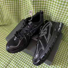 Size: Eu 43(Men's Us 9.5 Or Women's Us 11) Never Worn, With Box. New Balance 1906r Outfit, New Balance 1906, New Balance 1906r, Shoes New Balance, New Balance Black, Silver Sneakers, New Balance Shoes, Black Metallic, Womens Shoes Sneakers