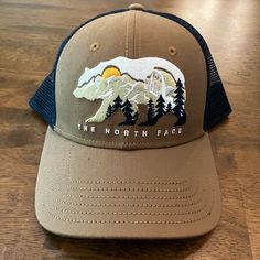 North Face Trucker Hat Snapback Blue And Tan New Without Tags Never Worn Face Accessories, Hats Snapback, Snapback Hat, Snapback Hats, North Face, Trucker Hat, The North Face, Accessories Hats, Color Blue