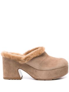 55RICVFUCMCM GIANVITO ROSSI LYSS SUEDE HEEL MULES Platform Wedge Heels, Platform Clogs, Heel Mules, Suede Mules, Wedge Heel Sandals, Womens Mules, Leather Cap, Suede Wedges, Sneaker Heels