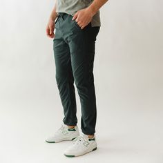 In a dark denim-like wash, these joggers are ready for anything. Wrinkle-free, movement-friendly, and ready for whatever the day brings. 31" Inseam on standard sizing, 33" on tall Waist drawstring cord Tapered leg Gym friendly ﻿FREE U.S. Standard Shipping! More info here90% NYLON - 10% SPANDEXWash cold and lay flat or hang to dry. Fitted Pants With Side Pockets In Dark Wash, Sporty Relaxed Fit Activewear For Elevated Casual, Fitted Dark Wash Pants With Side Pockets, Everyday Athleisure Tapered Leg Activewear, Everyday Athleisure Activewear With Tapered Leg, Everyday Mid-rise Bottoms With Comfort Waistband, Sporty Stretch Joggers For Everyday, Casual Tapered Leg Activewear For Everyday, Athleisure Pants With Comfort Waistband For Everyday