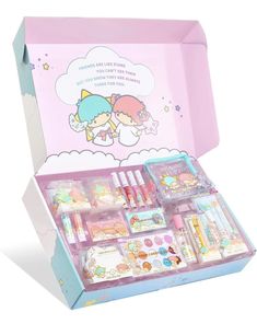 Wet N Wild Little Twin Stars Collection PR Box Set Limited Edition New. Setting Spray Makeup, Highlighters Makeup, Kiki And Lala, Spray Makeup, Hello Kitty Makeup, Makeup Sponges, Full Makeup, Makeup Spray, Fancy Makeup