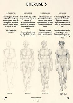 an exercise manual for the human body is shown in black and white, with instructions on how to do it