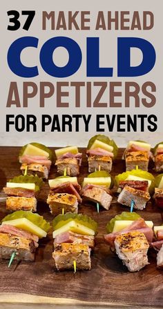 an image of cold appetizers for party events