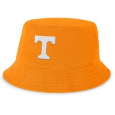 Show off your Tennessee Volunteers spirit with this Local Apex Bucket Hat from Nike. This bucket hat features a wraparound brim that provides 360 degrees of coverage from the sun, making it perfect for those hot game days in Neyland Stadium. Made from durable twill fabric, it's built to last season after season. Show off your Volunteers pride with the prominently displayed team logo embroidered on the front and the team motto embroidered on the back. Nike Adjustable Cotton Hat, Adjustable Nike Cotton Hat, Adjustable Cotton Nike Hat, Collegiate Cotton Hats For Outdoor, Summer Sports Event Hat With Flat Brim, Cotton Sports Fan Hat With Curved Brim, Adjustable Curved Brim Hats For Fan Gear, Adjustable Curved Brim Fan Gear Hats, Adjustable Visor Hat For Fan Gear