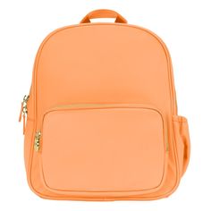 Classic Mini Backpack Trendy Waterproof Travel Backpack, Trendy Waterproof Everyday Backpack, Trendy Waterproof Backpack For Everyday, Trendy Waterproof Backpack For Back To School, Trendy Waterproof Backpack For School, Orange Everyday Backpack With Adjustable Strap, Functional Orange Backpack For School, Orange Backpack With Adjustable Strap For Everyday Use, Waterproof Solid Color Travel Backpack