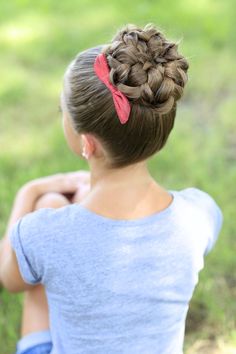 This looks like it would be hard to do, but it would be totally worth it!! Trendy We Fryzurach, Girls School Hairstyles, 5 Minute Hairstyles, Easy Hairstyles For School, Peinados Recogidos, Braided Hairstyles Updo