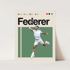 a tennis player on the cover of a magazine