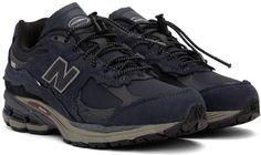 New Balance: Navy 2002R Sneakers | SSENSE Navy Low-top Sneakers For Outdoor Activities, Navy Outdoor Sneakers With Vibram Sole, Navy Low-top Sneakers For Outdoor, Navy Low-top Outdoor Sneakers, Navy Outdoor Sneakers With Boost Midsole, Navy Sneakers With Vibram Sole For Streetwear, Navy Sports Sneakers With Vibram Sole, New Balance Leather Outdoor Running Shoes, New Balance Leather Sneakers For Outdoor