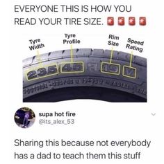 Car Life Hacks, Car Facts, Info Board, Survival Skills Life Hacks, Survival Life Hacks, Driving Tips, Tire Size, Life Help, Survival Life