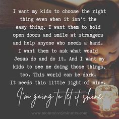 a child holding a lit candle with the words, i'm going to shine