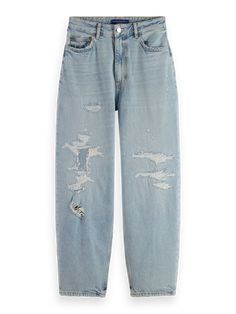 Story Repair Balloon Fit Jeans, Scotch & Soda, Fit Jeans, Jeans Fit, The Story, Balloons, Women Jeans, Repair, Wardrobe