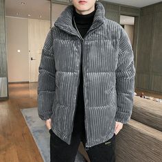 Product information: Style: cardiganEdition type: LooseMain fabric composition: polyester fiber (polyester)Function: Keep warmProcess: high temperature settingColor: grey, black, beige, brownSize: M, L, XL, 2XL Packing list: Coat*1 Product Image: Gray Puffer Jacket For Winter Cold Weather, Warm Gray Winter Outerwear, Gray Outerwear For Cold Winter Weather, Gray Winter Outerwear For Cold Weather, Cardigan Design, Fitted Cardigan, Winter Jacket Men, Grey Beige, Street Outfit