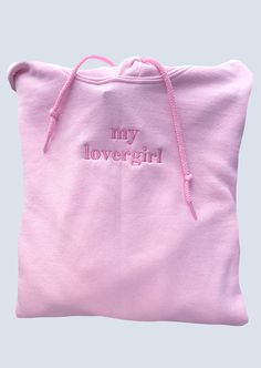 ✰Embroidered ✰UNISEX✰Hand drawn and designed✰Super soft and comfy! Pink Hoodie With Embroidered Text For Winter, Winter Pink Hoodie With Embroidered Text, Embroidered Long Sleeve Trendy Hoodie, Trendy Embroidered Hooded Sweatshirt, Trendy Long Sleeve Embroidered Hoodie, Trendy Embroidered Hooded Hoodie, Pink Embroidered Hoodie For Winter, Cute Embroidered Hoodie For Streetwear, Casual Pink Hoodie With Embroidered Logo