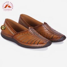 Welcome to our exclusive collection of Premium Quality Leather Punjabi Mojari Traditional Men's Groom Shoes, where tradition meets luxury in every step. Handcrafted with precision and care, our mojari shoes are the epitome of sophistication and style for the modern groom. Crafted from premium quality leather, our Punjabi Mojari shoes are a testament to sustainability and durability. Each pair is thoughtfully made to stand the test of time, ensuring that you can cherish them for years to come. Say goodbye to disposable fashion and hello to timeless elegance with our sustainable shoes. Safety is paramount, which is why our shoes are equipped with a nonslip rubber sole. Whether you're walking down the aisle on your wedding day or hitting the dance floor at a party, you can step with confidenc Traditional Leather Slip-ons For Formal Occasions, Traditional Formal Loafers With Rubber Sole, Traditional Brown Slip-on Loafers, Traditional Formal Slip-ons With Leather Sole, Traditional Leather Slip-ons For Formal Wear, Traditional Leather Loafers For Formal Occasions, Traditional Formal Slip-ons With Round Toe, Traditional Round Toe Slip-ons For Formal Occasions, Traditional Leather Sole Slip-on Loafers