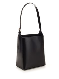 100% Calf leather Luxury Square Bucket Bag, Luxury Rectangular Hobo Bag For Shopping, Designer Rectangular Bucket Bag For Office, Elegant Bucket Bag With Removable Pouch For Shopping, Designer Rectangular Hobo Bag For Office, Modern Bucket Bag For Office, Luxury Bucket-shape Box Bag For Everyday Use, Luxury Bucket Box Bag For Everyday Use, Modern Office Bucket Bag