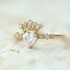 FREE Shipping Worldwide: Makes a great gift for anniversary, engagement, promise ring, birthday, unique gift or any special occasion! Metals Type: Brass Material: Cubic Zirconia Ring Size Help: Female Wedding Bands, Trendy Silver Jewelry, Quinceanera Jewelry, Swirl Engagement Rings, Ring Crown, Rose Gold Crown, Heart Rings, Heart Engagement Rings, Ring Heart