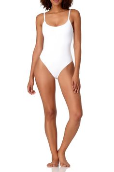 Women's Vintage High Leg Maillot One Piece Swimsuit in Green - Anne Cole Fitted One-piece Bodysuit For Sunbathing, Summer Leotard With Smoothing Feature, Summer Bodysuit With Minimal Stretch And High-cut Leg, High-cut Leg Bodysuit With Minimal Stretch And Lined Body, Solid Color Smoothing Leotard For Summer, Summer Smoothing Leotard, High Cut Summer Bodysuit With Minimal Stretch, High Stretch Underwire Swimwear For Summer, High Cut Bodysuit With Minimal Stretch For Summer