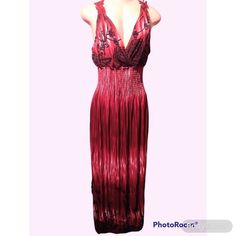 Brand new burgundy with black flowers maxi dress with an embroidered lace back. This maxi dress has a stretchy pleated waist. Could be worn a lot of different places, weddings, pregnancy, church, to name a few. Material: polyester 95%, Spandex 5%. Stretches to 2X. Size L= US 8-10, Length 53.5"Size XL= US 12-14, Length 54" Burgundy Party Dress, Burgundy Party, Fix Clothing, The Fix, Black Flowers, Lace Back, Embroidered Lace, Sleeveless Formal Dress, Party Dress