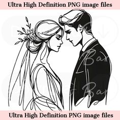 an image of a bride and groom with the text ultra high definition png image files