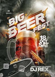 a flyer for a big beer fest