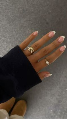 Simple Sleek Nails, French Tip Gel Extensions, Classy Nails Flower, Plain Hoco Nails, Natural Looking Acrylic Nails Square, Plain Wedding Nails, Grad Picture Nails, Formal Gel Nails, Engagement Acrylic Nails