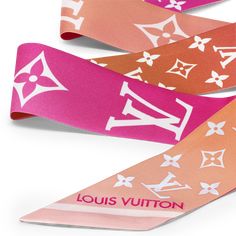 LOUIS VUITTON® - Lv Aurora Nano Bandeau - Fuchsia Louis Vuitton Official Website, Monogram Pattern, Louis Vuitton Official, Signature Design, Gradient Color, Women Collection, Latest Design, Design Features, Aurora