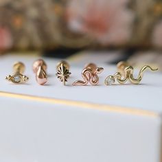 ※ For these products, if you order the white gold, the product will be made in yellow gold and white gold plate. ▪ All metal is 14K solid real gold. ▪ 14K solid gold has 58.5% pure gold content. ▪ They are nickel free.Safe for sensitive skin >> Details << ▪︎ Type of earring fasteners - Labret Internally threaded ▪︎ Measurement: 1.4 mm~ 5.0 mm/ This size of screw back is available 1.0mm of item ( 18 gauge ) / Post length : 6.5 mm ▪︎ Material: 14K Solid Gold ▪︎ Quantity: 1 (Single earring) ▪︎ Coun Hypoallergenic Gold Body Jewelry For Gift, Gold Internally Threaded Body Jewelry As Gift, Adjustable Nickel-free Gold Body Jewelry, Adjustable Gold Sterling Silver Body Jewelry, Adjustable Gold Tarnish-resistant Piercings, Adjustable Gold Internally Threaded Cartilage Earrings, Adjustable Gold Pierced Body Jewelry, Dainty Adjustable Internally Threaded Body Jewelry, Adjustable Hypoallergenic Gold Body Jewelry