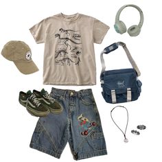 summer outfit vintage 🤪 Paleontologist Outfit, Vetements Shoes, Silly Clothes, Fire Fits, Vibe Clothes, Edgy Outfits, Dream Clothes, Retro Outfits