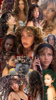 🌊⭐️ Poofy Hair, Wavy Curly Hair, Hair Inspo Color, Mode Inspo, Dream Hair, Hair Journey