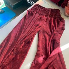 Indian Styled Harem/Wide Leg Flowy, Bell Bottom Pants Beautiful Fabric And Design. One Size Brand New Bell Bottom Pants, Bell Bottom, Bell Bottoms, Beautiful Fabric, Lady In Red, New Color, Pant Jumpsuit, Wide Leg, Pants For Women