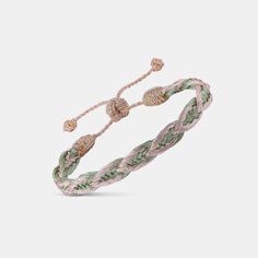 A handmade piece, this bracelet is chic, charming, and unassuming. Layer with others or let it shine on its own! Moroccan Jewelry, Let It Shine, Leaf Bracelet, Traditional Weaving, Leaf Jewelry, Gold Threads, Shine On, World Of Color, Pistachio