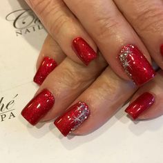 December Nails, Chrome Nails Designs, Pretty Nail Art Designs, Xmas Nails, Christmas Nail Art