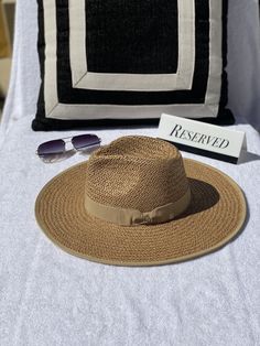 Our Palm Desert Panama fit in perfectly on our latest road trip photo shoot. Stunning, classic, chic - everything you've ever wanted in a hat. Featuring a molded crown with a pinched 10cm brim and hand woven straw, it's crystallized on the tone on tone ribbon with a simple Swarovski rivet. - 4" brim - Adjustable inner drawstring for custom sizing Straw Panama Hat, Palm Desert, Tone On Tone, Classic Chic, Hat Band, The Palm, Hat Fashion, Panama Hat, Panama