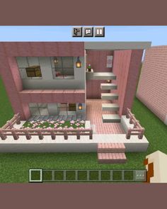 an image of a house in minecraft