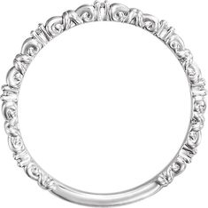 Ring White Gold Ring With Decorative Band, Silver Diamond Ring With Decorative Band, White Gold Rings With Decorative Band, Classic Round Diamond Ring With Decorative Band, Classic Diamond Ring With Decorative Band, Round Engraved Ring With Halo Setting, White Gold Cluster Ring With Half Eternity, Stackable Engraved Diamond Ring, Promise Ring With Decorative Band And Round Cut Diamond