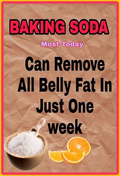 Lose Belly fat With Most today recipe e book on baking soda Baking Soda Health, Super Women, Soda Drink, Remove Belly Fat, Strict Diet