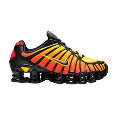 Find NIKE Shox Tl 'sunrise Gradient on Editorialist. Shox TL 'Sunrise Gradient' Orange Sneakers With Air Cushioning For Running, Orange Athleisure Sneakers For Running, Orange Athleisure Running Shoes With Air Max Cushioning, Orange Athleisure Sneakers, Orange Custom Sneakers With Air Cushioning, Orange Sporty Custom Sneakers With Air Cushioning, Sporty Orange Custom Sneakers With Air Cushioning, Nike Orange Outdoor Sneakers, Nike Orange Sneakers For Outdoor