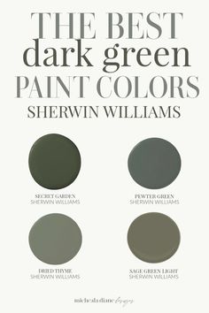 the best dark green paint colors sheryln williams