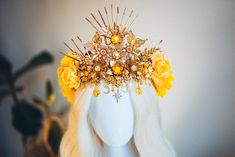 Sun Flower Crown Flower Headband Festival Headpiece - Etsy Burgundy Crown, Festival Flower Crown, Boho Bridal Headpiece, Festival Crown, Maternity Photo Props, Crown Halo, Festival Headpiece, Boho Headpiece, Pearl Headpiece