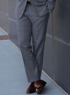 Put together a dapper and stylish formal look by wearing our Reda Tropical Blue Checks Wool Pants. Made from high-quality wool that feels exceptionally soft and has a lightweight finish. The subtle checkered texture created with brown threads and a classy tropical blue color palette makes these pants a standout choice for any glamorous event or an important meeting. Rest assured that this ensemble will set you apart. 
  Look Includes    Reda   Tropical   Blue   Checks   Wool Fabric  Cross Pocket Tailored Business Bottoms In Suiting Fabric, Elegant Plaid Business Casual Pants, Tailored Bottoms In Suiting Fabric For Business, Elegant Plaid Pants For Business Casual, Classic Office Wear Pants In Suiting Fabric, Elegant Plaid Pants For Business, Elegant Suiting Fabric Bottoms For Office Wear, Elegant Bottoms In Suiting Fabric For Office, Classic Plaid Business Casual Pants