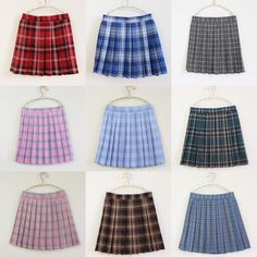 Plus Size Harajuku Kawaii Fashion Pastel Plaid Pleated Tennis Skirt (13 Colors) Kawaii Summer School Skirt, Harajuku Cotton Skort, Harajuku Pleated Skirt For School, Pink Cotton Kawaii Skirt, Harajuku Black Skort For School, Harajuku Style Mini Skirt For Cosplay, Harajuku Style Black Skort For School, Harajuku Mini Skirt For School, Harajuku Style Mini Skirt For School