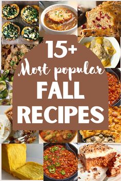 the top 15 most popular fall recipes